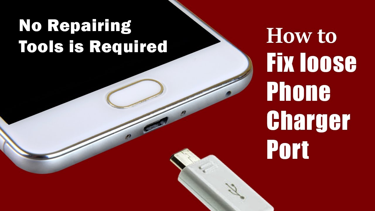 How to fix loose phone charger cable | Repair loose charger cable in 1 minute