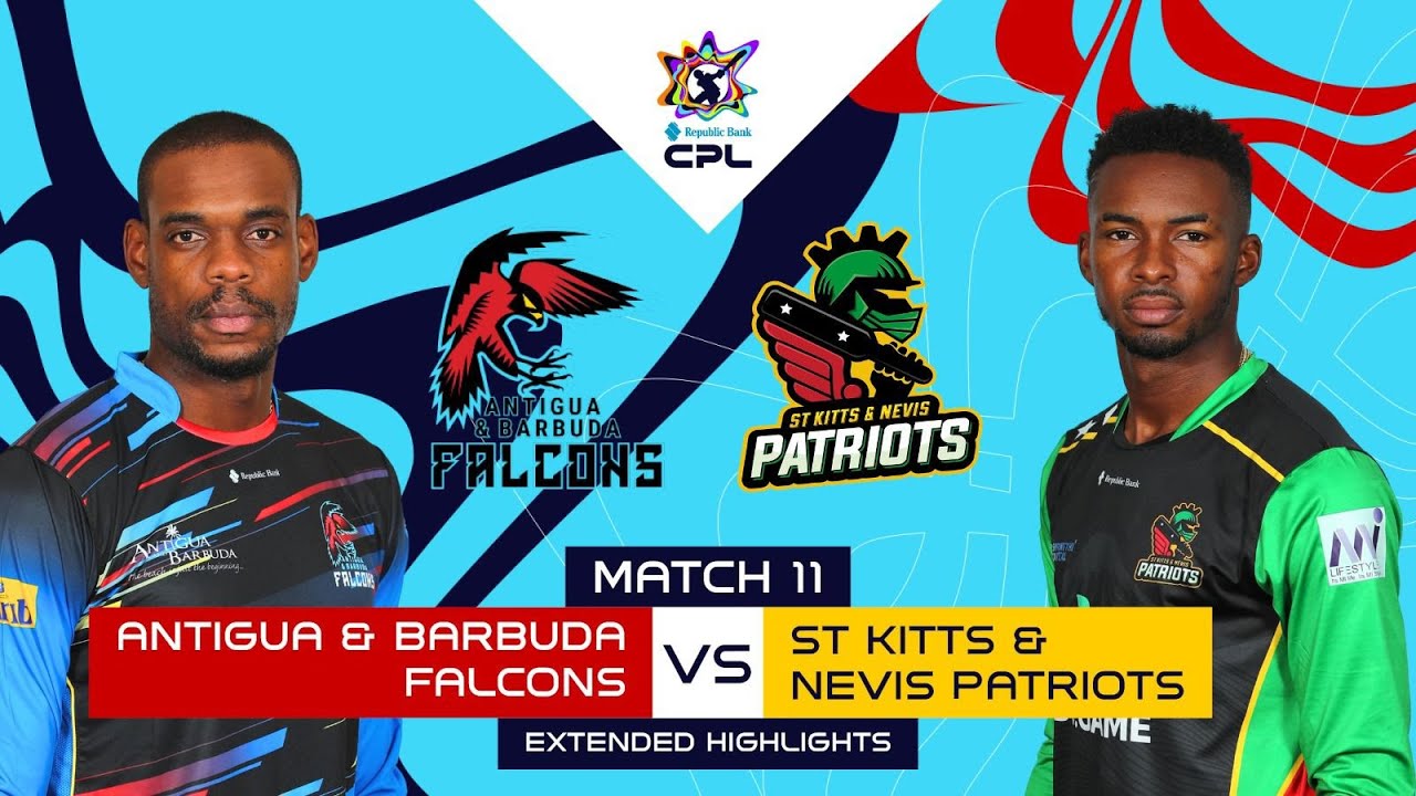 Extended Highlights | Antigua And Barbuda Falcons vs. St Kitts & Nevis Patriots | CPL 2025