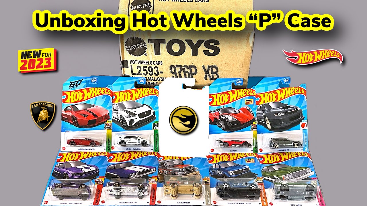 Unboxing Hot Wheels P Case 2023