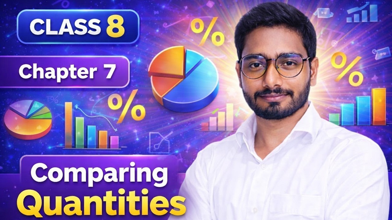 Class 8 Maths Chapter 7 | Comparing Quantities | Complete Explanation with Examples