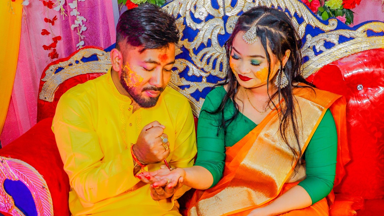 Yellow Vibes & Henna Love | Bidisha & Sundar Haldi Mehendi
