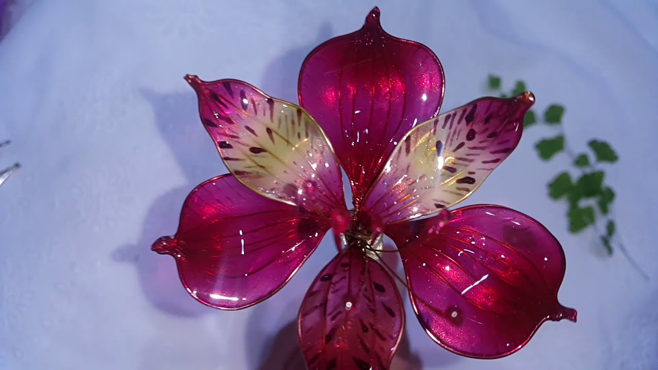 Resin Flowers jewelry resin Kanzashi flower hair jewelry Dip art resin flowers