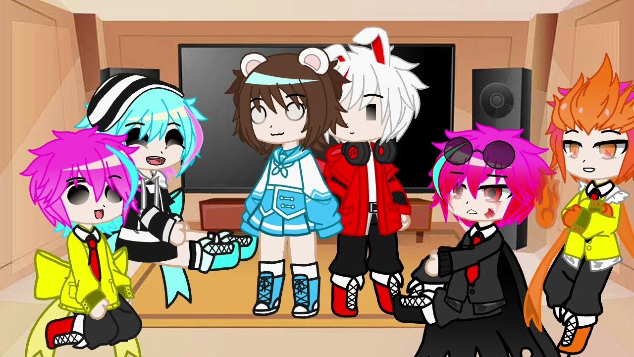 HihaAut+Yummie(Sim,Kai) react to Mega SMP||HihaAut||SMP||By:@mimi_Chobi.