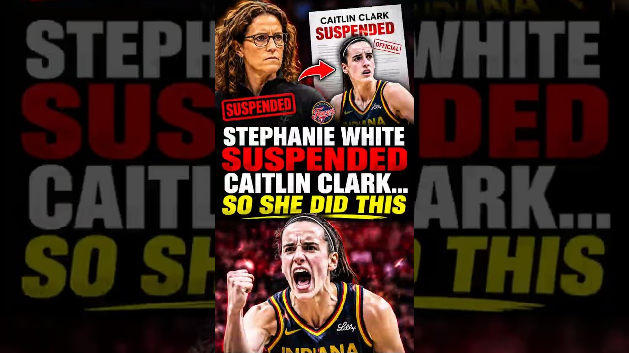 STEPHANIE WHITE SUSPENDS CAITLIN CLARK THEN THIS! #caitlinclark