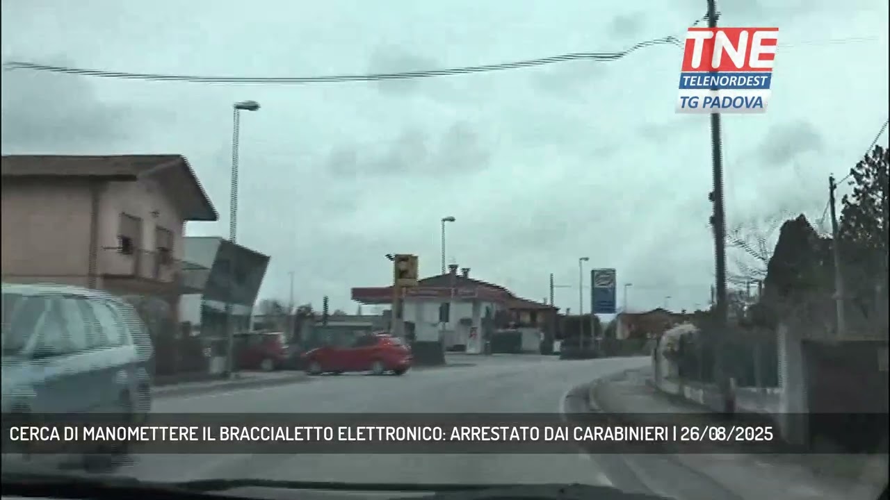 CERCA DI MANOMETTERE IL BRACCIALETTO ELETTRONICO: ARRESTATO DAI CARABINIERI | 26/08/2025