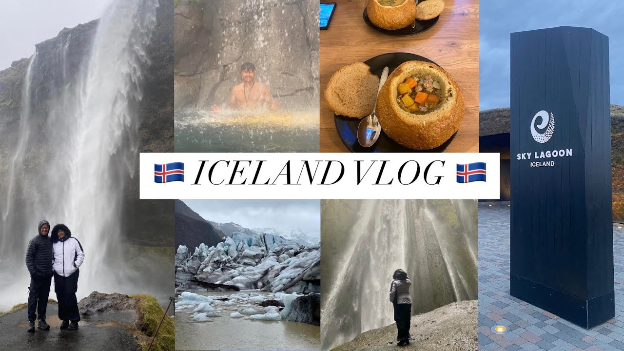 Iceland Vlog Part 1 - Sky Lagoon, Seljalandsfoss, Skógafoss