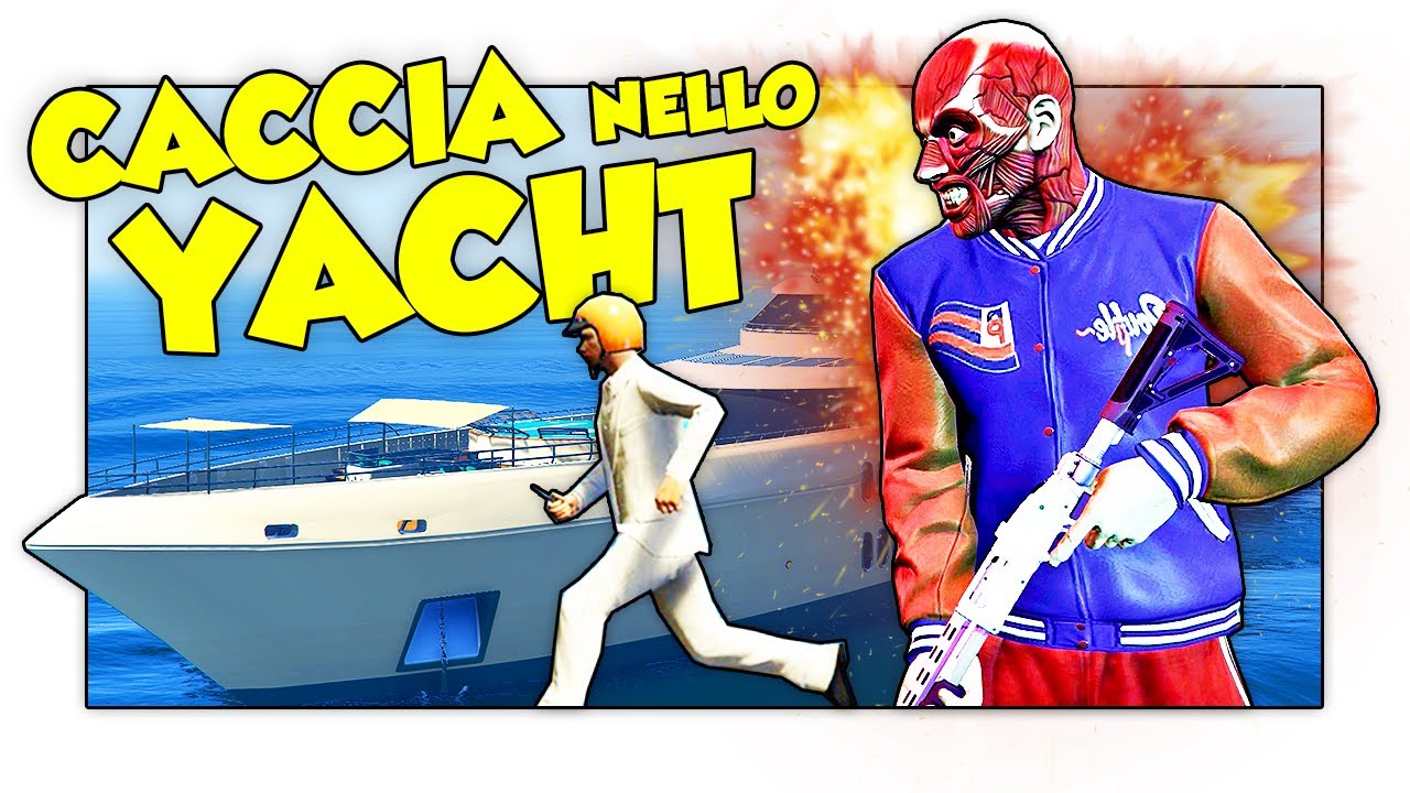 GTA 5 ITA - NASCONDINO CON L'ASSASSINO SULLO YACHT! w/ Two Players One Console