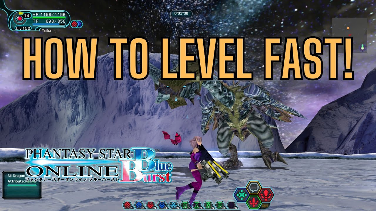 [PSO: Blue Burst] How to Level Up Fast!