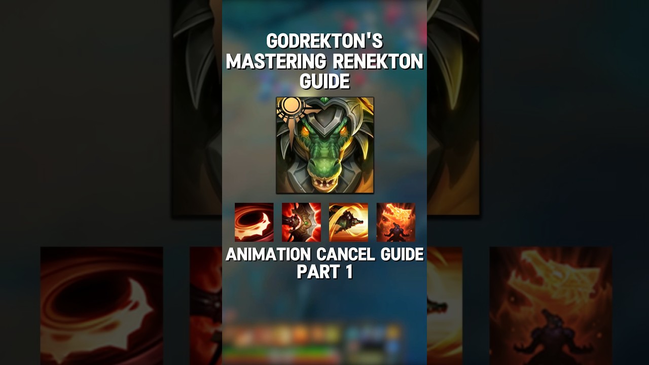 Руководство по отмене анимации Ренектона #renekton #leagueoflegends #riotgames #toplane #lol #fyp...