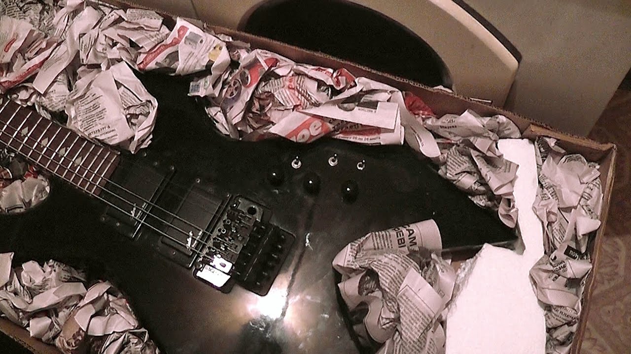 Сарайная распаковка - легенда 80-х B.C Rich Warlock NJ