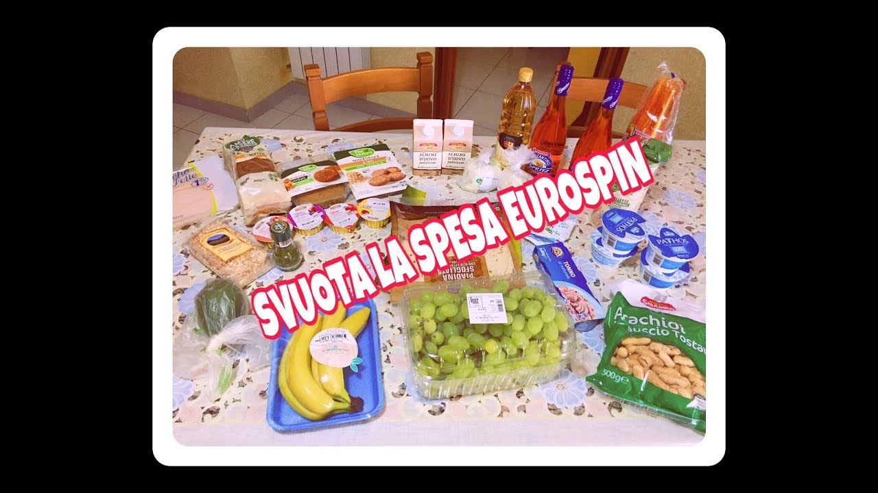 SVUOTA LA SPESA #EUROSPIN| SPESA SANA| GIULIA AMBROSINO|