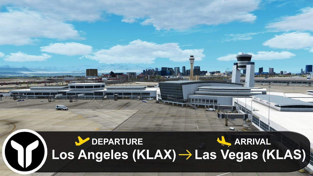 [P3D V4.4] Los Angeles to Las Vegas (KLAX-KLAS) | PMDG 737-800 | American | AAL2307