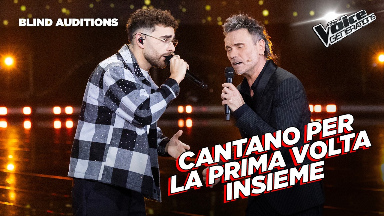 Rocco Hunt e Nek in un mashup sorprendente | The Voice Generations Blind Auditions
