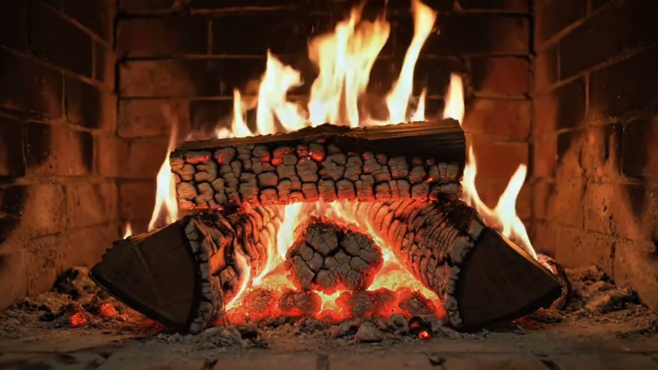 Sleep Faster Tonight with Warm Fireplace Sounds & Soft Piano