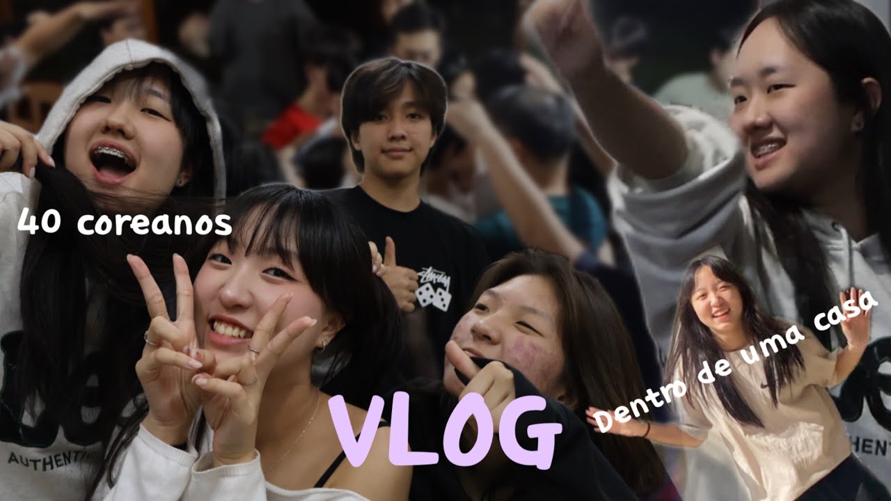 [vlog] 40 coreanos dentro de uma casa 🏠