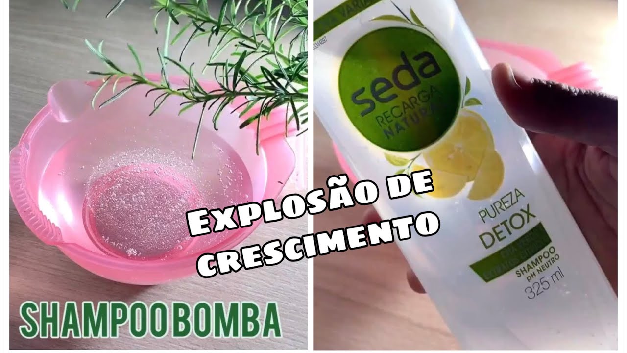 SHAMPOO BOMBA CASEIRO , EXPLOS&Atilde;O DE CRESCIMENTO