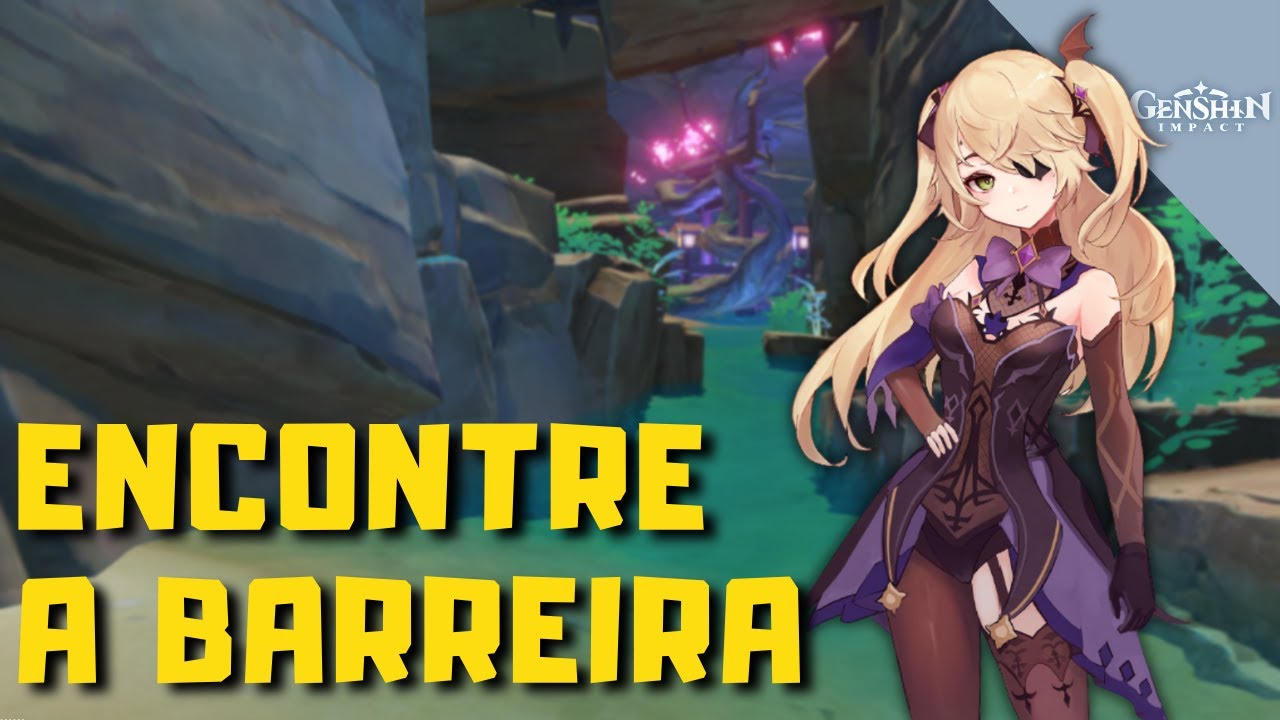 Encontre a Barreira (Ritual Sagrado de Purifica&ccedil;&atilde;o Sakura) - Genshin Impact