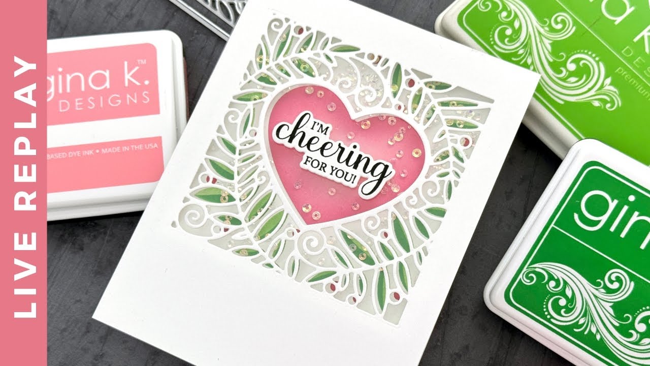 Cardmaking LIVE with Mindy! Gina K Designs January 2026 Release