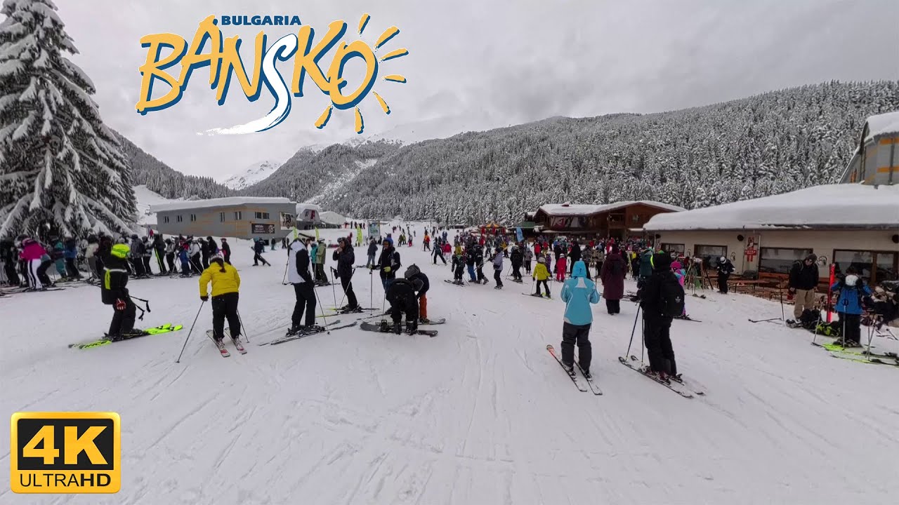 Skiing BANSKO, Bulgaria (2025) 【4K】 ⛷ Travel Trip ❄️ *Insta360 X4* 🏂 Скијаме во Банско, Бугарија
