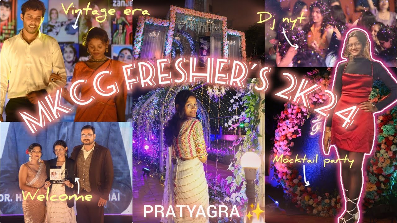 FRESHER'S 2K24 ✨ | MKCG MCH BERHMPUR 🥀 |  PRATYAGRA ✨| welcome ceremony | Rampwalk| DJ night✨