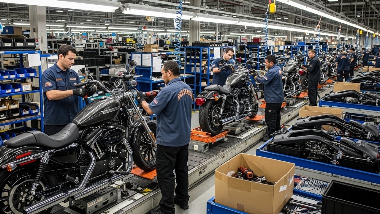 From Raw Metal to Road King – Full Factory Process