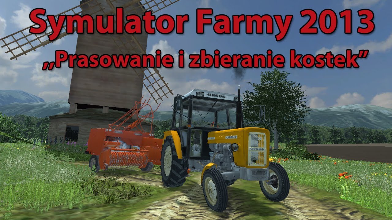 Symulator Farmy 2013 Prasowanie i zbieranie kostek
