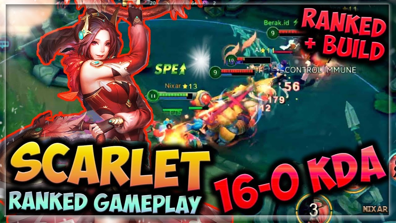 🎯FASTEST ASSASSIN EVER 16-0!! | HEROES EVOLVED - SCARLET BUILD | RANKED GAMEPLAY | NEW HERO!!