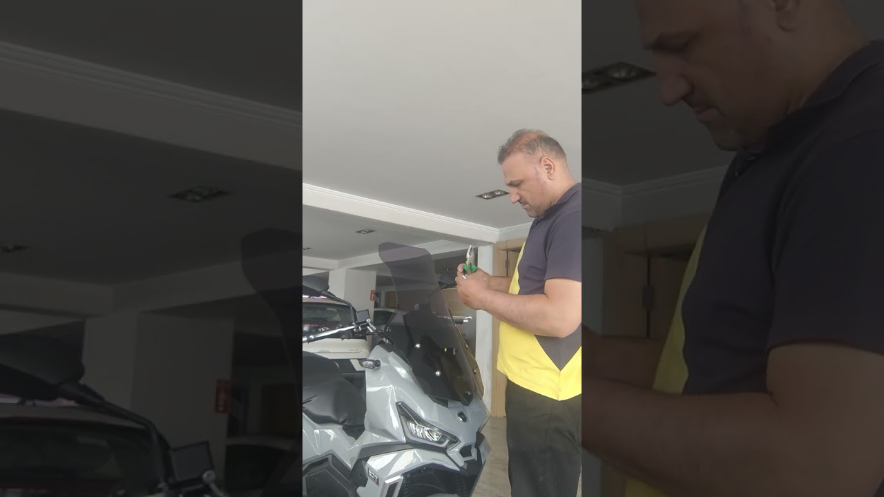 SYM adx 125 Tur cami montaji