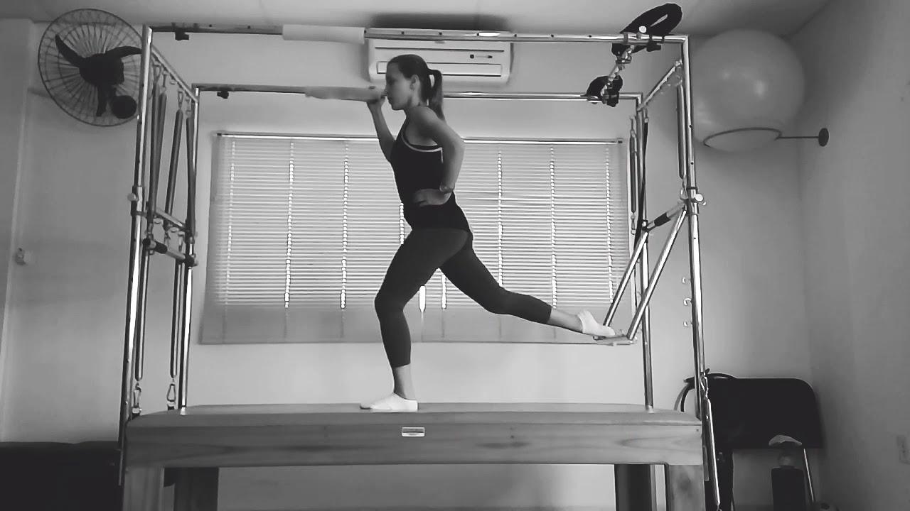 Exercícios no cadilac (Pilates)