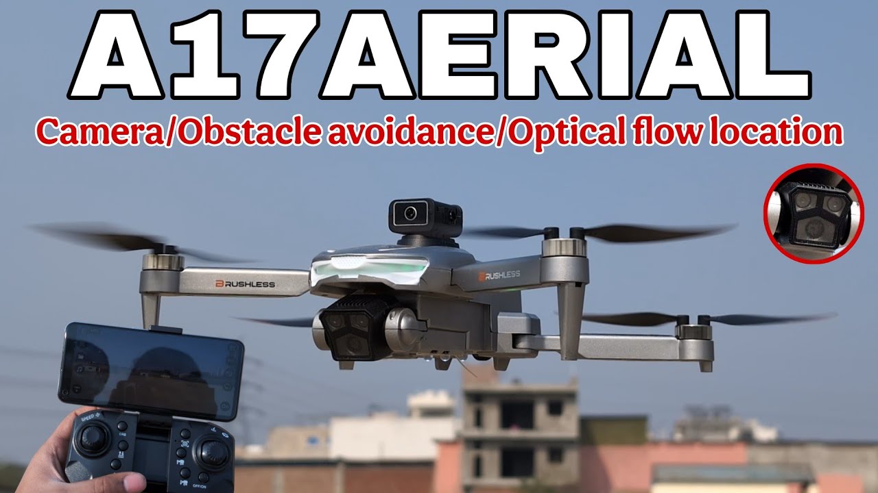 A17 Aerial Drone 4K Dual Camera Drone  | Camera Drone Flying Test and Camera text | Stability test
