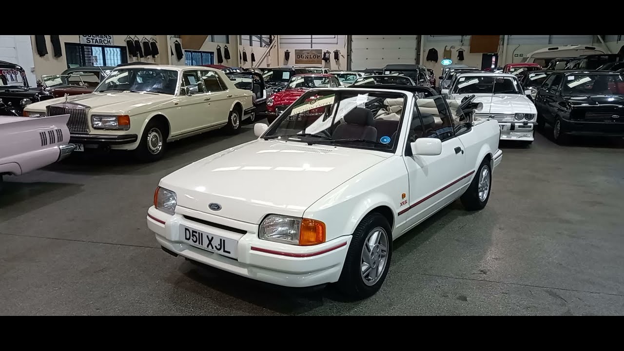 1987 FORD ESCORT XR3i CABRIOLET | MATHEWSONS CLASSIC CARS | 12 & 13 NOVEMBER 2021