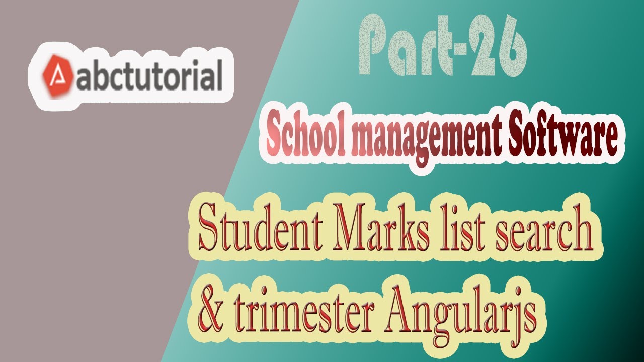 SMS-26: Student Marks list search student name and trimester Jquery & Angular js in ASP.NET MVC