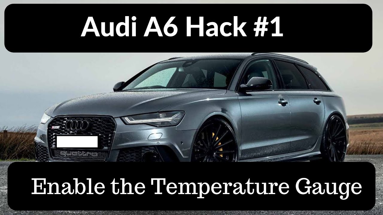 (на английском языке) Механик Вы | Гибридный мод Audi A6 C7 | Включить датчик температуры | #Driv...