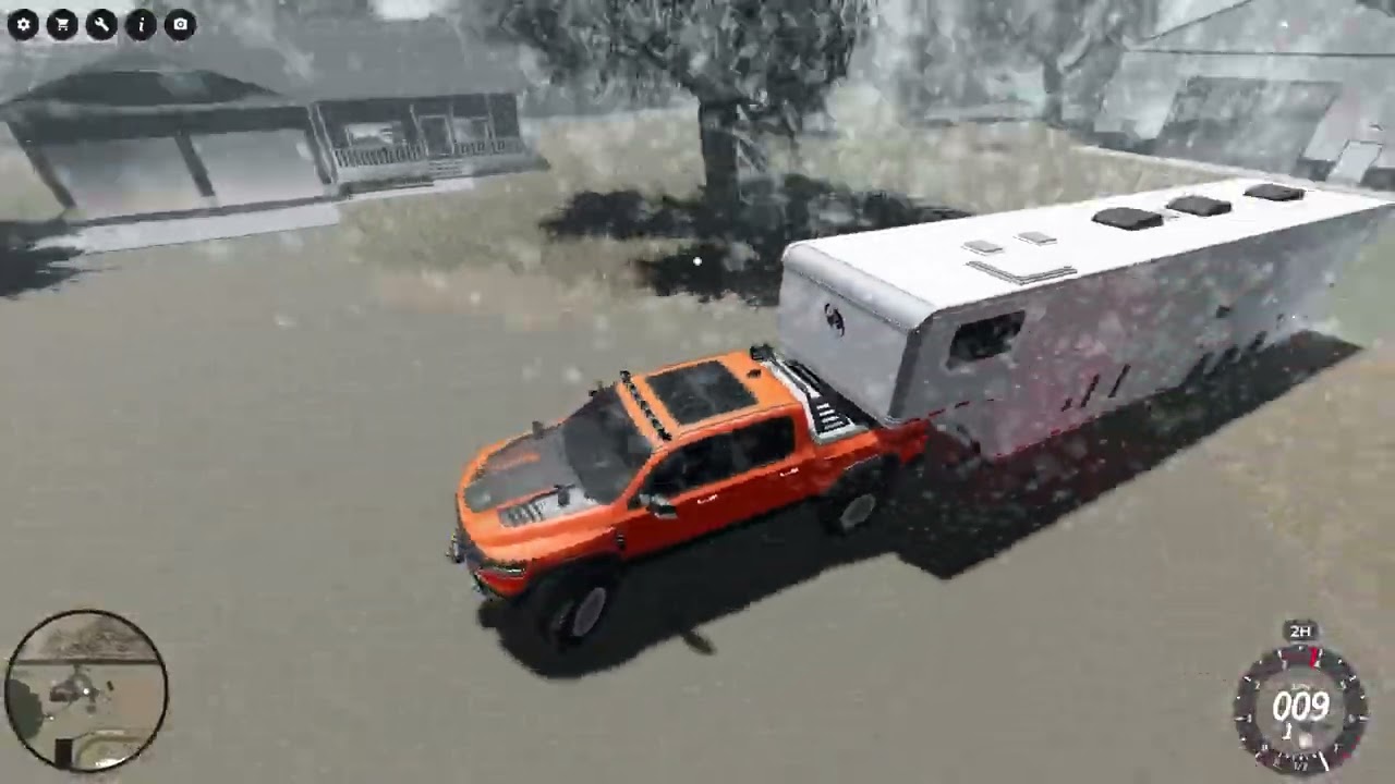 exploring the map in my low rider super duty in apm