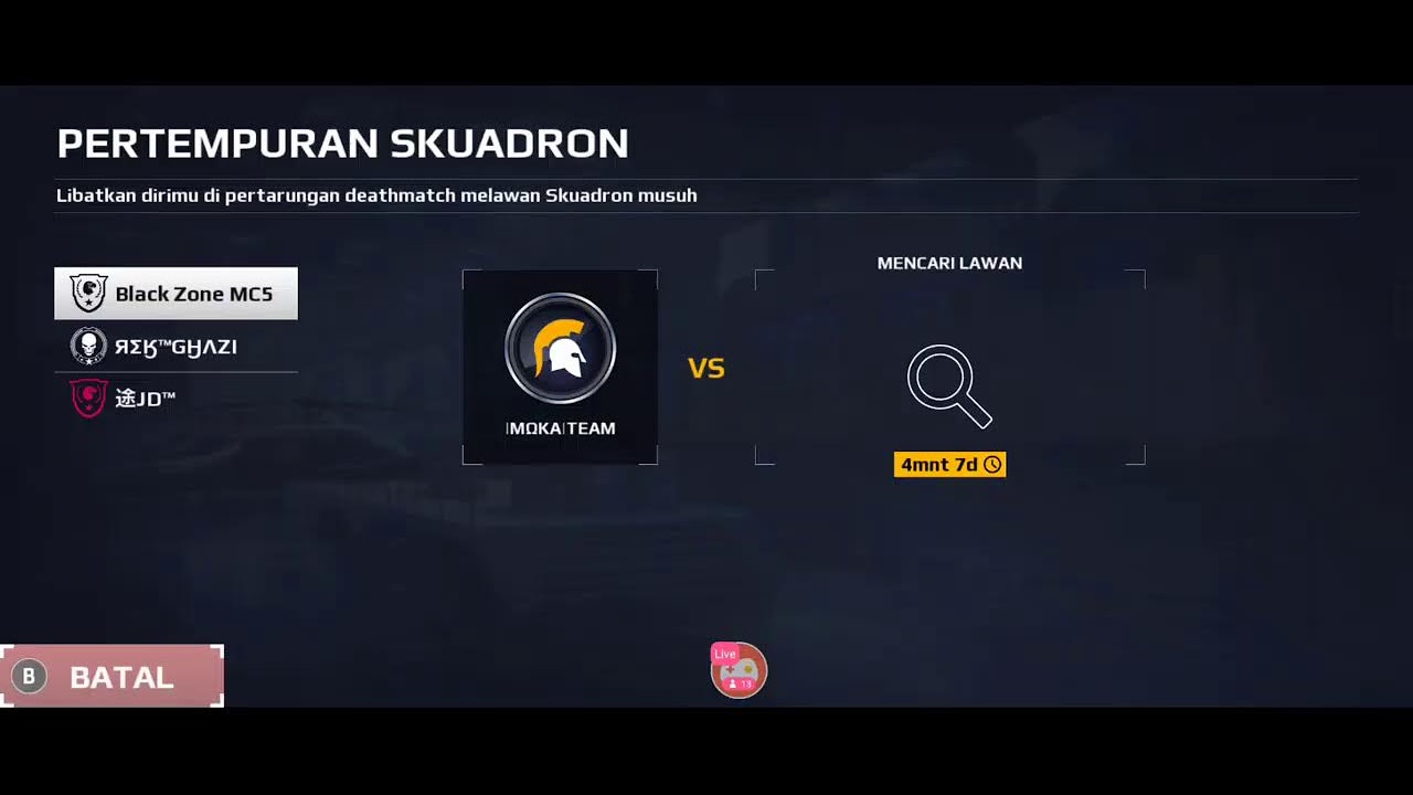 MC5- LIVE SQUAD BATTLE