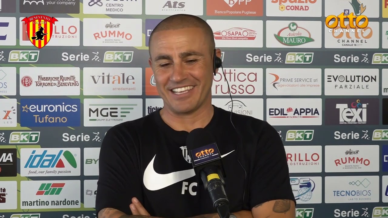 #BENEVENTOTERNANA: Fabio Cannavaro nel post gara