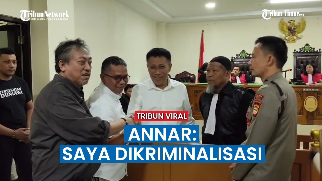Sidang Duplik, Annar Salahuddin Sampetoding Ngaku Dikriminalisasi