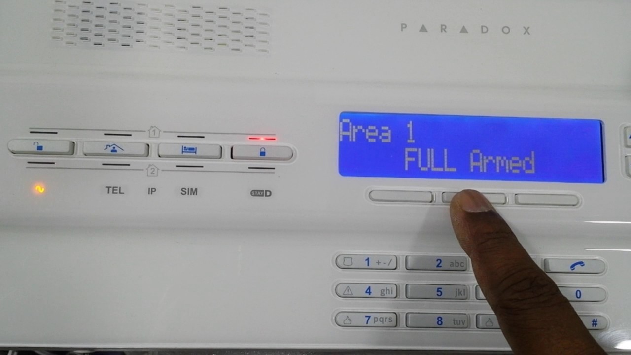 Demo setup paradox MG6250