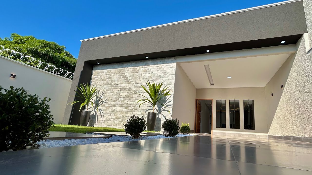 O melhor projeto em lote de 200m | Casa 3/4 - 1 suíte | Carolina Parque - Goiânia