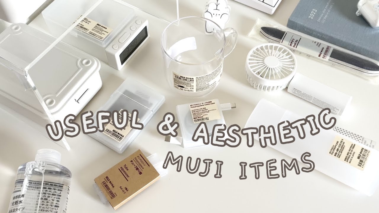 everyday muji items 🌟 [20 must haves]