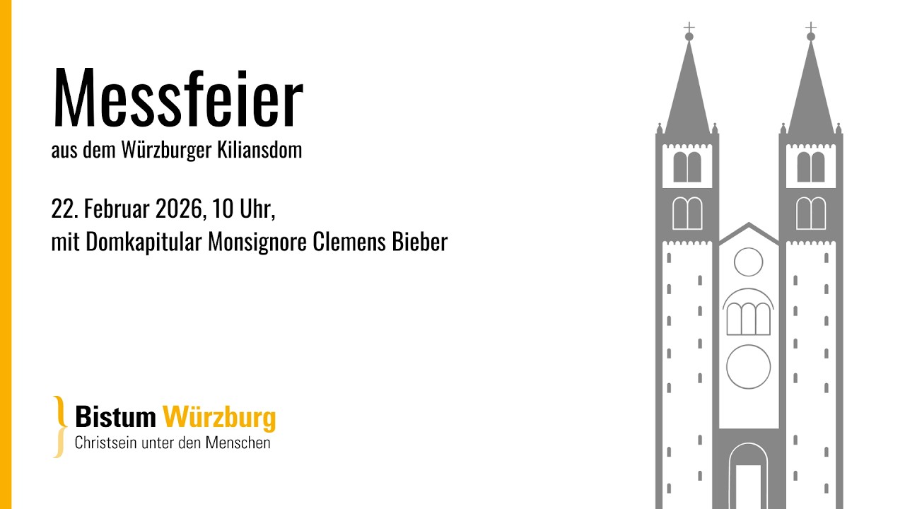 Messfeier am ersten Fastensonntag am 22. Februar 2026, 10 Uhr