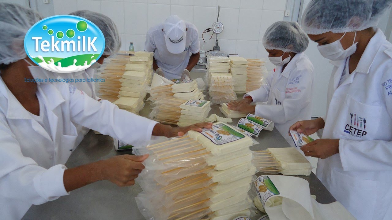 Fabricação do queijo de coalho _ Laticínios Várzea _ como fabricar queijo de coalho