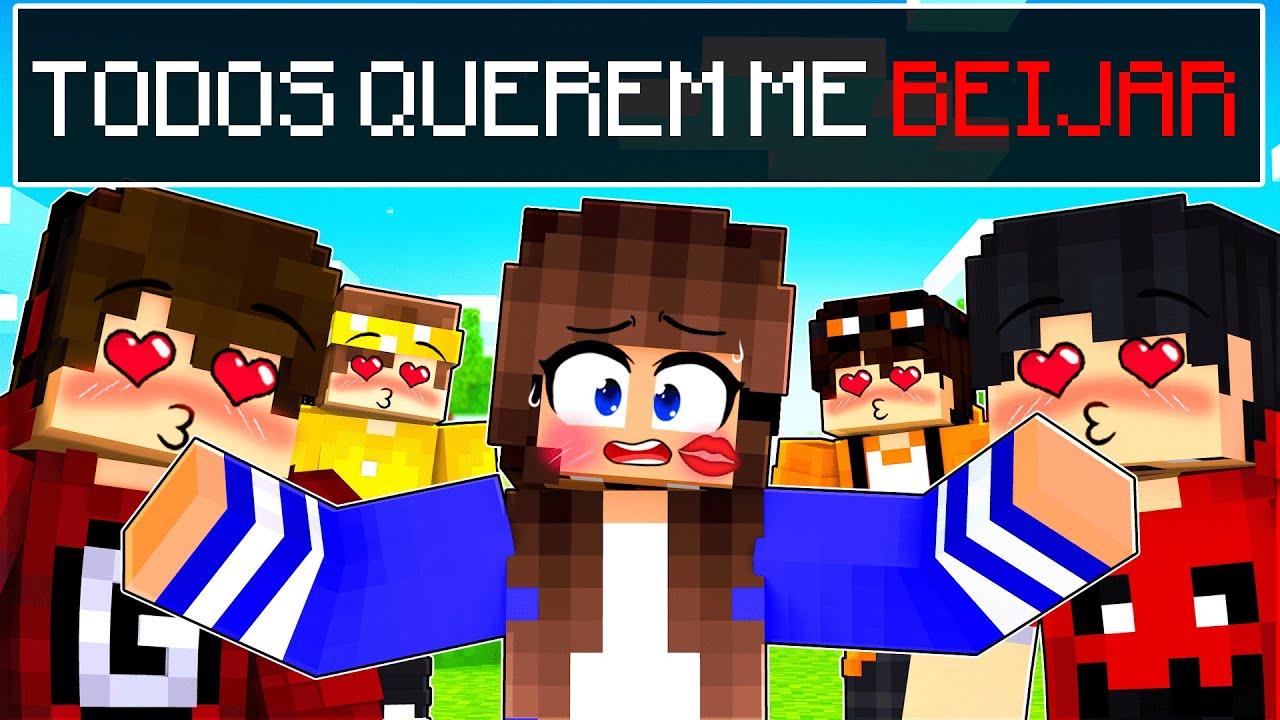 TODOS QUEREM BEIJAR A MIIKA no Minecraft ◂Miika▸