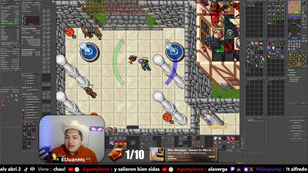 🔴EN VIVO: SORCERER NOVATO POV | #tibia #hunt #RP