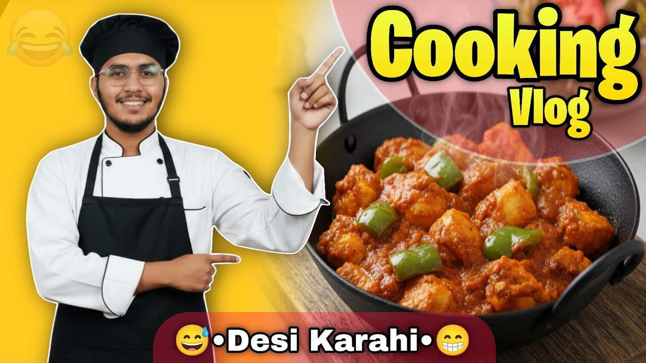 Kam Budget Mein Desi Karahi Part 2 | Cooking Vlog 😂🔥