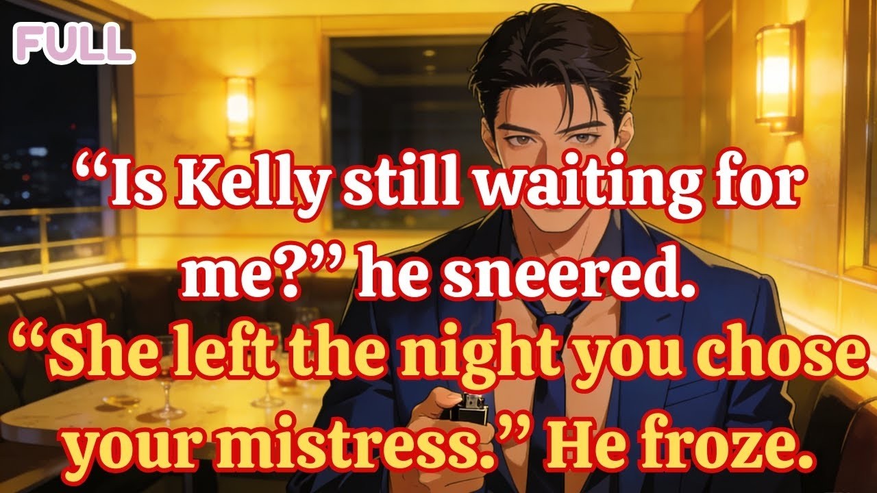Is Kelly still waiting for me” he sneered  “She left the night you chose your mistress ” He froze