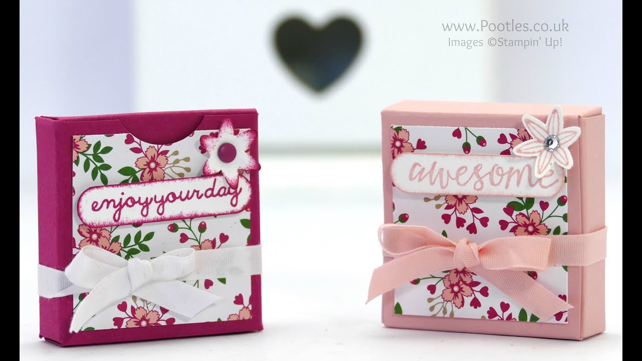 Way Back Wednesday No Stick No Glue Box Tutorial