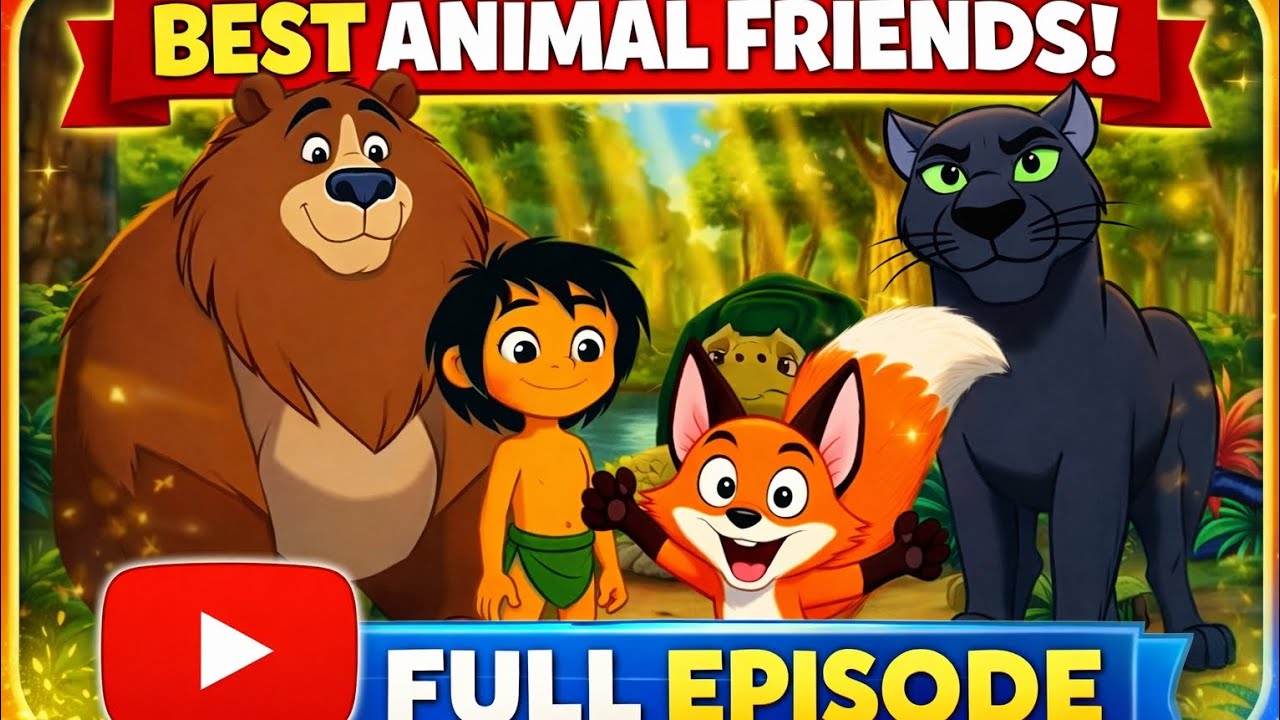 Golden Jungle Part 3: The River of Courage | Hindi Kids Adventure Story | 3D Cartoon Animation