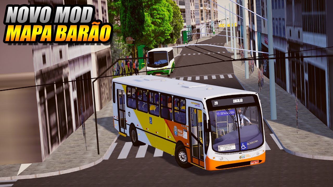 CONHECENDO NOVO MOD MAPA BARÃO COM ONIBUS LANÇAMENTO !!! PROTON BUS SIMULATOR - G27