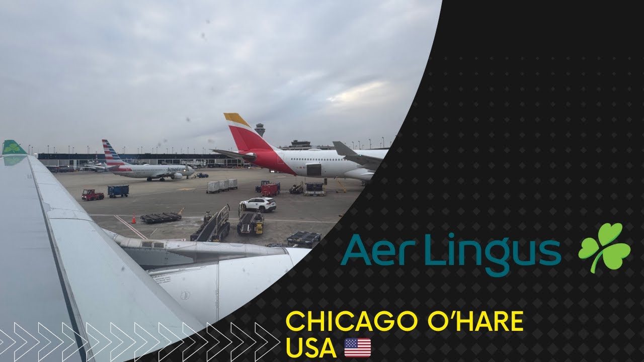 Airbus A330-300 Take Off | Aer Lingus | Chicago O'Hare to Dublin | 12/12/2024